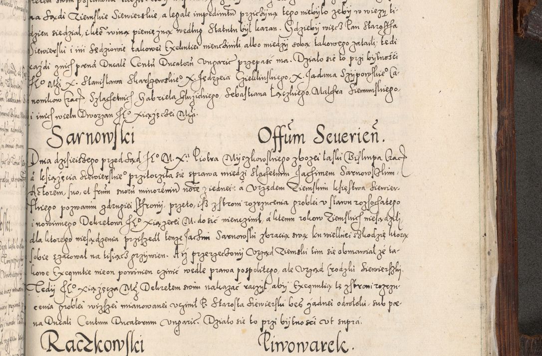 Zdjęcie nr 1074 dla obiektu archiwalnego: Acta actorum, constitutionum, obligationum, resignationum, quietationum tempore R. D. Petr Myszkowski, episcopi Cracoviensis, qui post mortem R. D. Francisci Krasiński, episcopi Cracoviensis solius Dei optimi maximi benignitate, Serenissimi Stephani regis Poloniase favore et clementia ex Plocensi ad Cracoviensem auctoritate Ssmi Gregorii XIII successit ab anno 1577 mense Novembri ad annum 1591 mensem Aprilem successive acticatorum.