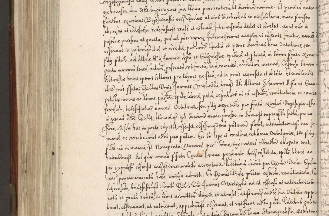 Zdjęcie nr 1071 dla obiektu archiwalnego: Acta actorum, constitutionum, obligationum, resignationum, quietationum tempore R. D. Petr Myszkowski, episcopi Cracoviensis, qui post mortem R. D. Francisci Krasiński, episcopi Cracoviensis solius Dei optimi maximi benignitate, Serenissimi Stephani regis Poloniase favore et clementia ex Plocensi ad Cracoviensem auctoritate Ssmi Gregorii XIII successit ab anno 1577 mense Novembri ad annum 1591 mensem Aprilem successive acticatorum.