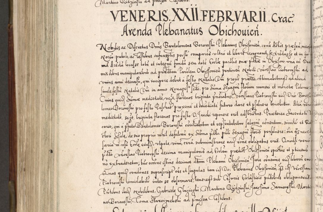 Zdjęcie nr 1067 dla obiektu archiwalnego: Acta actorum, constitutionum, obligationum, resignationum, quietationum tempore R. D. Petr Myszkowski, episcopi Cracoviensis, qui post mortem R. D. Francisci Krasiński, episcopi Cracoviensis solius Dei optimi maximi benignitate, Serenissimi Stephani regis Poloniase favore et clementia ex Plocensi ad Cracoviensem auctoritate Ssmi Gregorii XIII successit ab anno 1577 mense Novembri ad annum 1591 mensem Aprilem successive acticatorum.