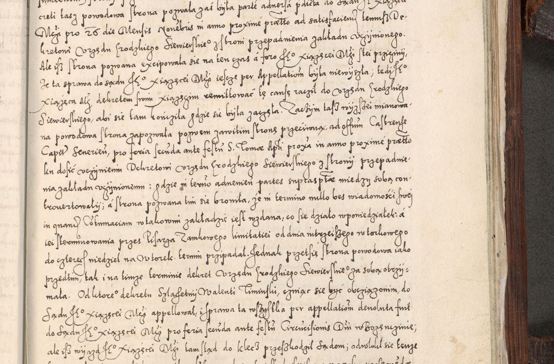 Zdjęcie nr 1054 dla obiektu archiwalnego: Acta actorum, constitutionum, obligationum, resignationum, quietationum tempore R. D. Petr Myszkowski, episcopi Cracoviensis, qui post mortem R. D. Francisci Krasiński, episcopi Cracoviensis solius Dei optimi maximi benignitate, Serenissimi Stephani regis Poloniase favore et clementia ex Plocensi ad Cracoviensem auctoritate Ssmi Gregorii XIII successit ab anno 1577 mense Novembri ad annum 1591 mensem Aprilem successive acticatorum.