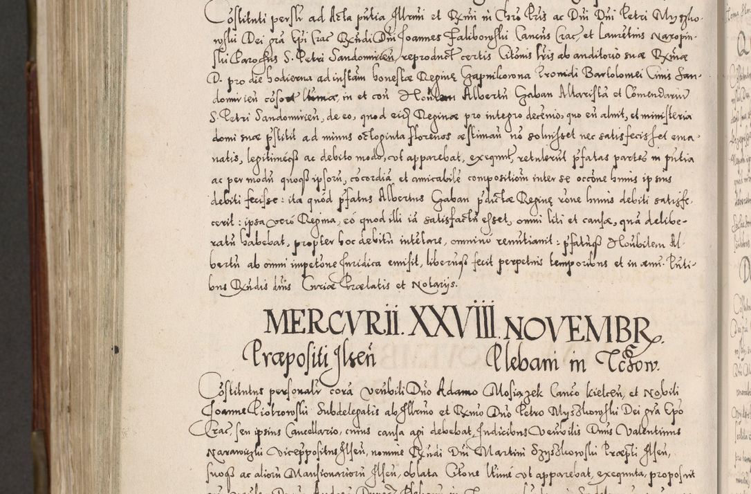 Zdjęcie nr 1047 dla obiektu archiwalnego: Acta actorum, constitutionum, obligationum, resignationum, quietationum tempore R. D. Petr Myszkowski, episcopi Cracoviensis, qui post mortem R. D. Francisci Krasiński, episcopi Cracoviensis solius Dei optimi maximi benignitate, Serenissimi Stephani regis Poloniase favore et clementia ex Plocensi ad Cracoviensem auctoritate Ssmi Gregorii XIII successit ab anno 1577 mense Novembri ad annum 1591 mensem Aprilem successive acticatorum.