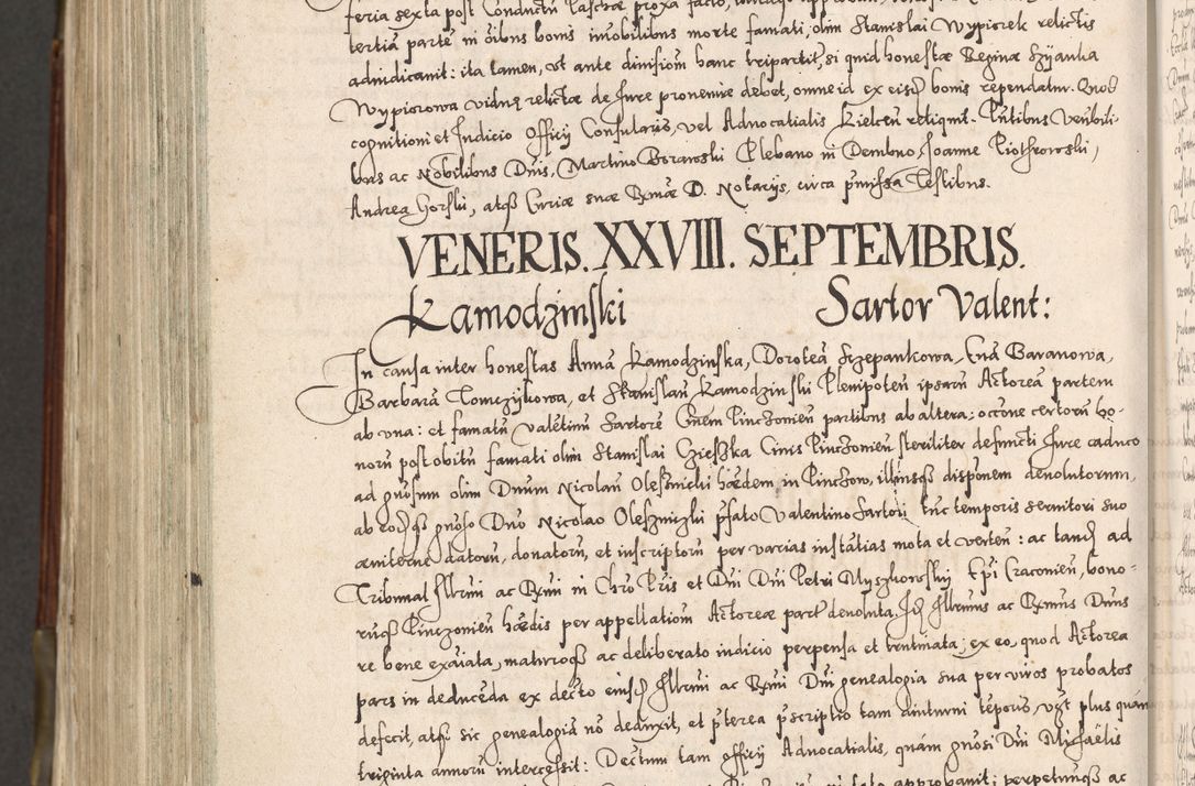 Zdjęcie nr 1043 dla obiektu archiwalnego: Acta actorum, constitutionum, obligationum, resignationum, quietationum tempore R. D. Petr Myszkowski, episcopi Cracoviensis, qui post mortem R. D. Francisci Krasiński, episcopi Cracoviensis solius Dei optimi maximi benignitate, Serenissimi Stephani regis Poloniase favore et clementia ex Plocensi ad Cracoviensem auctoritate Ssmi Gregorii XIII successit ab anno 1577 mense Novembri ad annum 1591 mensem Aprilem successive acticatorum.