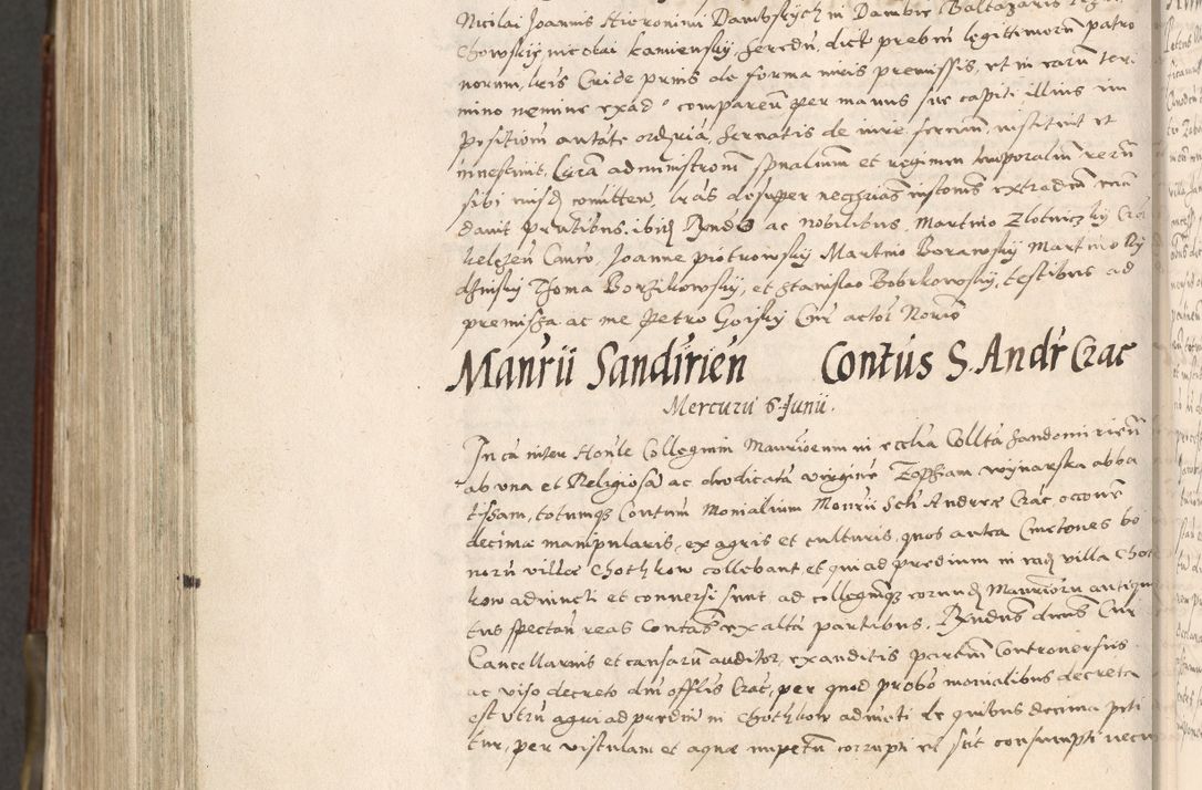 Zdjęcie nr 1031 dla obiektu archiwalnego: Acta actorum, constitutionum, obligationum, resignationum, quietationum tempore R. D. Petr Myszkowski, episcopi Cracoviensis, qui post mortem R. D. Francisci Krasiński, episcopi Cracoviensis solius Dei optimi maximi benignitate, Serenissimi Stephani regis Poloniase favore et clementia ex Plocensi ad Cracoviensem auctoritate Ssmi Gregorii XIII successit ab anno 1577 mense Novembri ad annum 1591 mensem Aprilem successive acticatorum.
