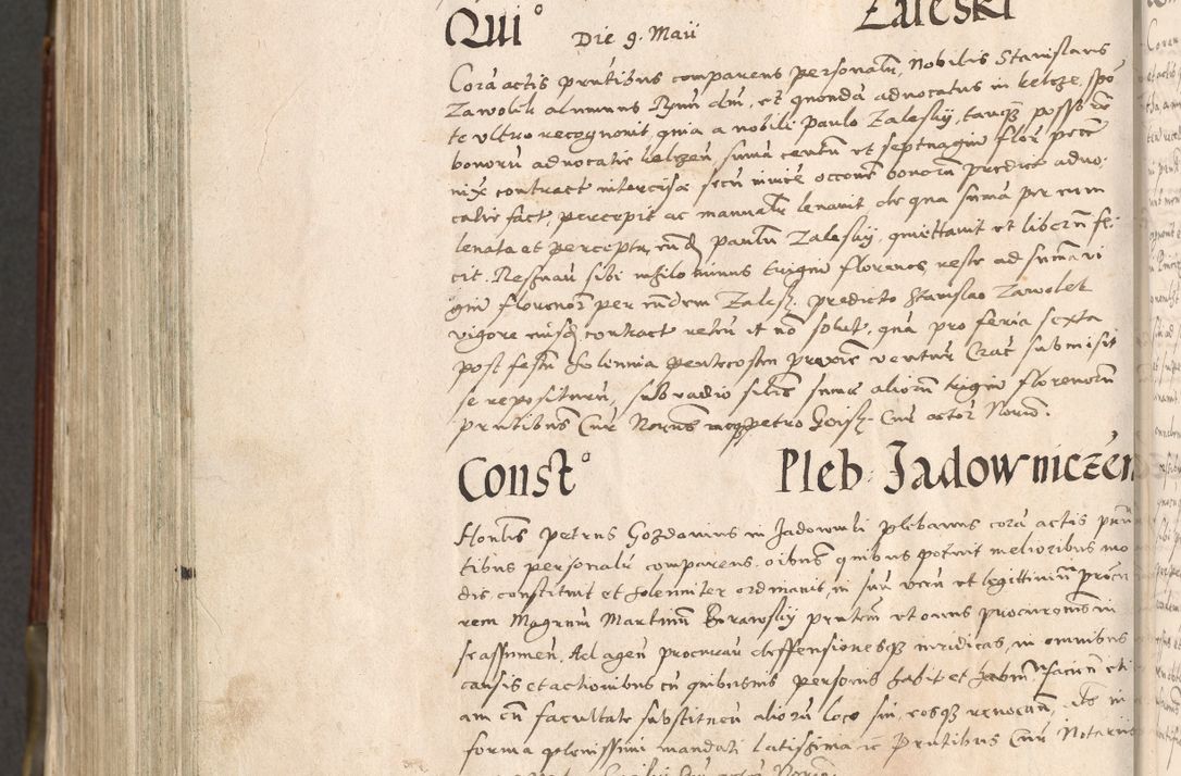 Zdjęcie nr 1029 dla obiektu archiwalnego: Acta actorum, constitutionum, obligationum, resignationum, quietationum tempore R. D. Petr Myszkowski, episcopi Cracoviensis, qui post mortem R. D. Francisci Krasiński, episcopi Cracoviensis solius Dei optimi maximi benignitate, Serenissimi Stephani regis Poloniase favore et clementia ex Plocensi ad Cracoviensem auctoritate Ssmi Gregorii XIII successit ab anno 1577 mense Novembri ad annum 1591 mensem Aprilem successive acticatorum.