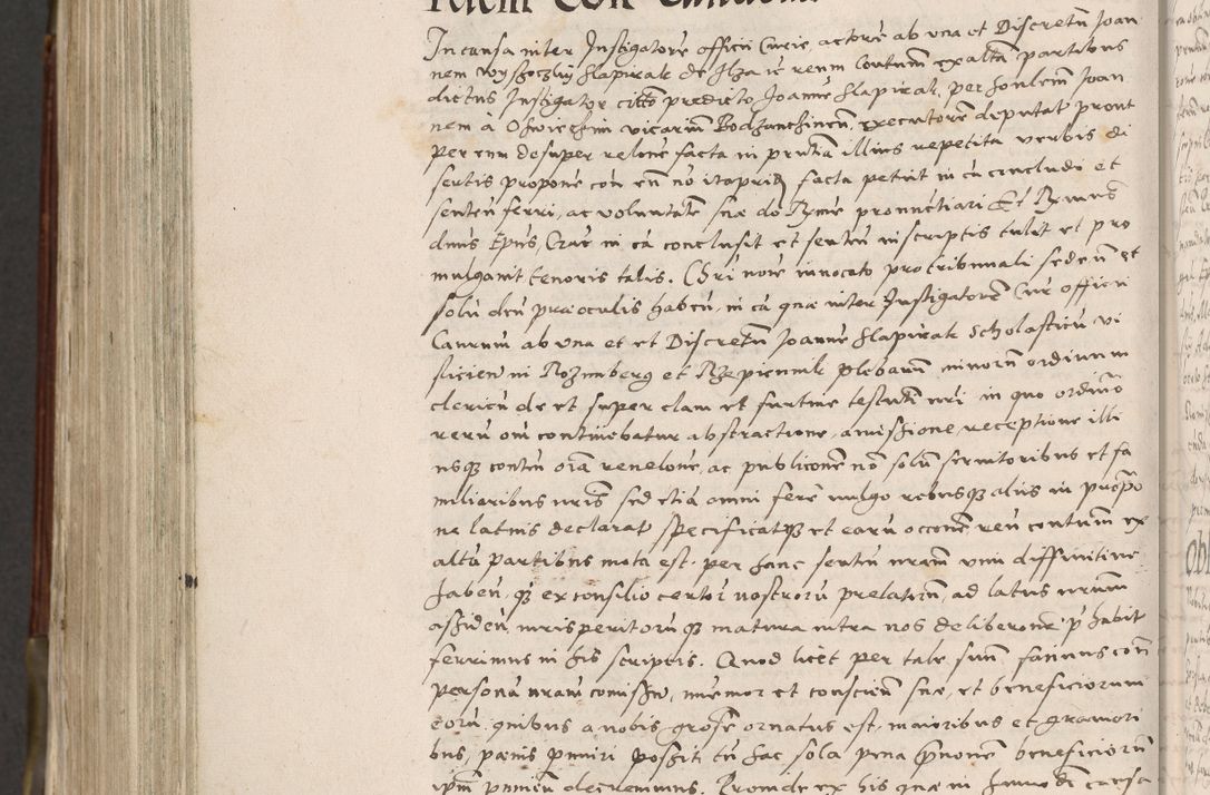 Zdjęcie nr 1025 dla obiektu archiwalnego: Acta actorum, constitutionum, obligationum, resignationum, quietationum tempore R. D. Petr Myszkowski, episcopi Cracoviensis, qui post mortem R. D. Francisci Krasiński, episcopi Cracoviensis solius Dei optimi maximi benignitate, Serenissimi Stephani regis Poloniase favore et clementia ex Plocensi ad Cracoviensem auctoritate Ssmi Gregorii XIII successit ab anno 1577 mense Novembri ad annum 1591 mensem Aprilem successive acticatorum.
