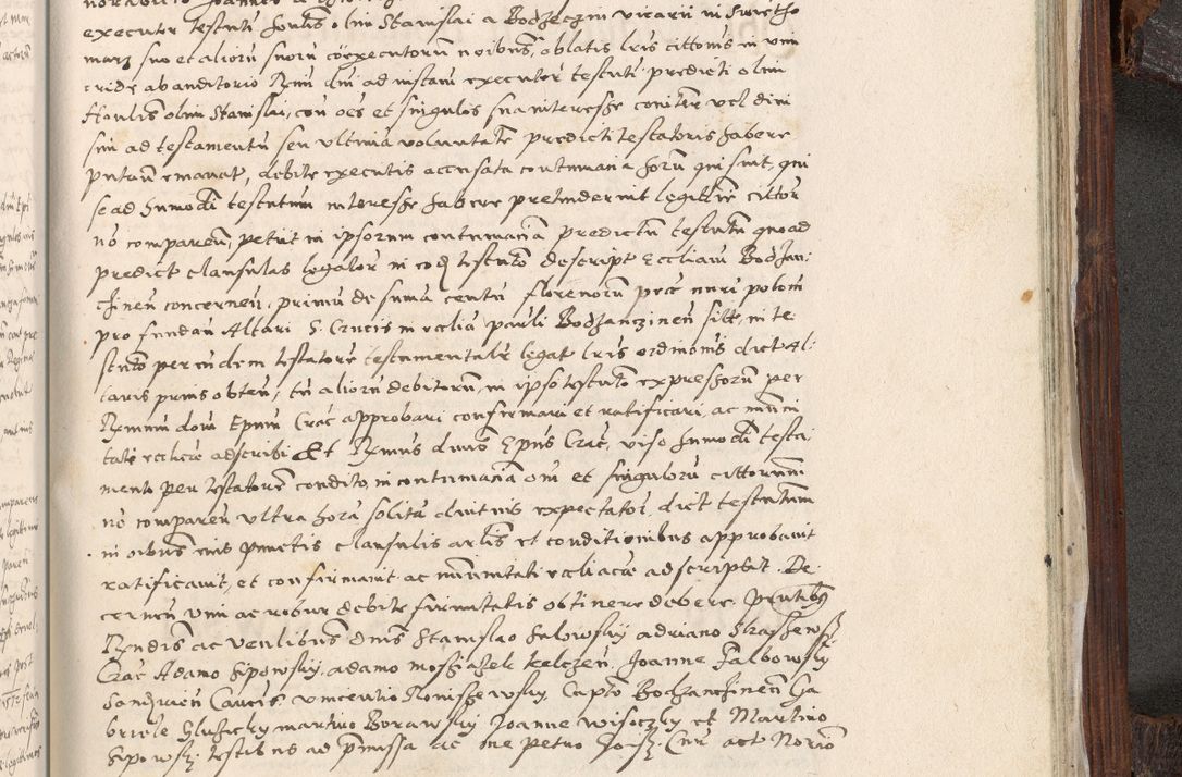 Zdjęcie nr 1022 dla obiektu archiwalnego: Acta actorum, constitutionum, obligationum, resignationum, quietationum tempore R. D. Petr Myszkowski, episcopi Cracoviensis, qui post mortem R. D. Francisci Krasiński, episcopi Cracoviensis solius Dei optimi maximi benignitate, Serenissimi Stephani regis Poloniase favore et clementia ex Plocensi ad Cracoviensem auctoritate Ssmi Gregorii XIII successit ab anno 1577 mense Novembri ad annum 1591 mensem Aprilem successive acticatorum.