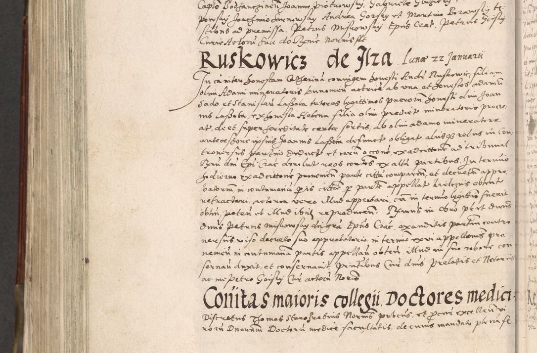 Zdjęcie nr 1019 dla obiektu archiwalnego: Acta actorum, constitutionum, obligationum, resignationum, quietationum tempore R. D. Petr Myszkowski, episcopi Cracoviensis, qui post mortem R. D. Francisci Krasiński, episcopi Cracoviensis solius Dei optimi maximi benignitate, Serenissimi Stephani regis Poloniase favore et clementia ex Plocensi ad Cracoviensem auctoritate Ssmi Gregorii XIII successit ab anno 1577 mense Novembri ad annum 1591 mensem Aprilem successive acticatorum.