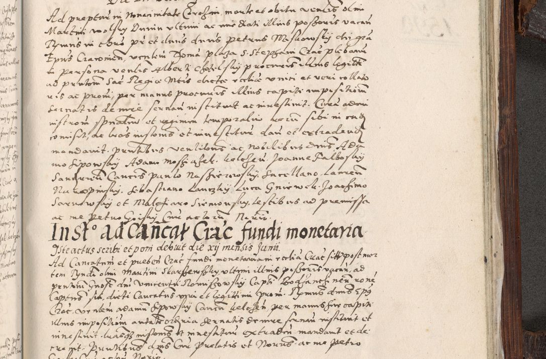 Zdjęcie nr 1016 dla obiektu archiwalnego: Acta actorum, constitutionum, obligationum, resignationum, quietationum tempore R. D. Petr Myszkowski, episcopi Cracoviensis, qui post mortem R. D. Francisci Krasiński, episcopi Cracoviensis solius Dei optimi maximi benignitate, Serenissimi Stephani regis Poloniase favore et clementia ex Plocensi ad Cracoviensem auctoritate Ssmi Gregorii XIII successit ab anno 1577 mense Novembri ad annum 1591 mensem Aprilem successive acticatorum.