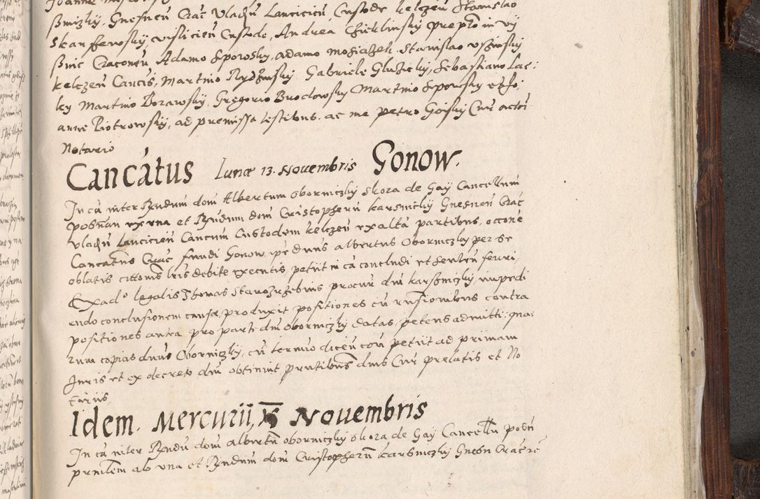 Zdjęcie nr 1006 dla obiektu archiwalnego: Acta actorum, constitutionum, obligationum, resignationum, quietationum tempore R. D. Petr Myszkowski, episcopi Cracoviensis, qui post mortem R. D. Francisci Krasiński, episcopi Cracoviensis solius Dei optimi maximi benignitate, Serenissimi Stephani regis Poloniase favore et clementia ex Plocensi ad Cracoviensem auctoritate Ssmi Gregorii XIII successit ab anno 1577 mense Novembri ad annum 1591 mensem Aprilem successive acticatorum.