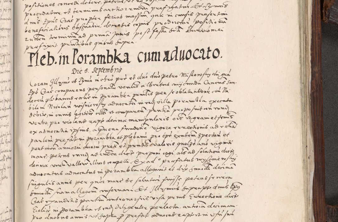 Zdjęcie nr 1000 dla obiektu archiwalnego: Acta actorum, constitutionum, obligationum, resignationum, quietationum tempore R. D. Petr Myszkowski, episcopi Cracoviensis, qui post mortem R. D. Francisci Krasiński, episcopi Cracoviensis solius Dei optimi maximi benignitate, Serenissimi Stephani regis Poloniase favore et clementia ex Plocensi ad Cracoviensem auctoritate Ssmi Gregorii XIII successit ab anno 1577 mense Novembri ad annum 1591 mensem Aprilem successive acticatorum.