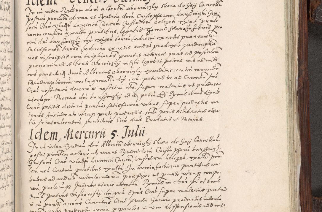 Zdjęcie nr 996 dla obiektu archiwalnego: Acta actorum, constitutionum, obligationum, resignationum, quietationum tempore R. D. Petr Myszkowski, episcopi Cracoviensis, qui post mortem R. D. Francisci Krasiński, episcopi Cracoviensis solius Dei optimi maximi benignitate, Serenissimi Stephani regis Poloniase favore et clementia ex Plocensi ad Cracoviensem auctoritate Ssmi Gregorii XIII successit ab anno 1577 mense Novembri ad annum 1591 mensem Aprilem successive acticatorum.