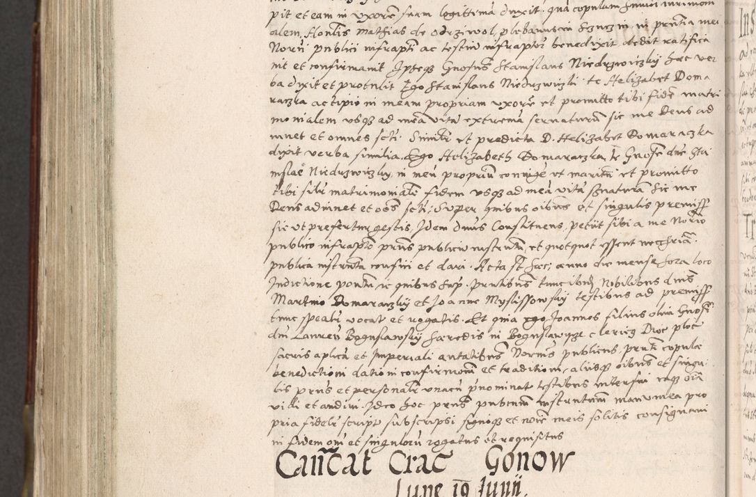 Zdjęcie nr 993 dla obiektu archiwalnego: Acta actorum, constitutionum, obligationum, resignationum, quietationum tempore R. D. Petr Myszkowski, episcopi Cracoviensis, qui post mortem R. D. Francisci Krasiński, episcopi Cracoviensis solius Dei optimi maximi benignitate, Serenissimi Stephani regis Poloniase favore et clementia ex Plocensi ad Cracoviensem auctoritate Ssmi Gregorii XIII successit ab anno 1577 mense Novembri ad annum 1591 mensem Aprilem successive acticatorum.