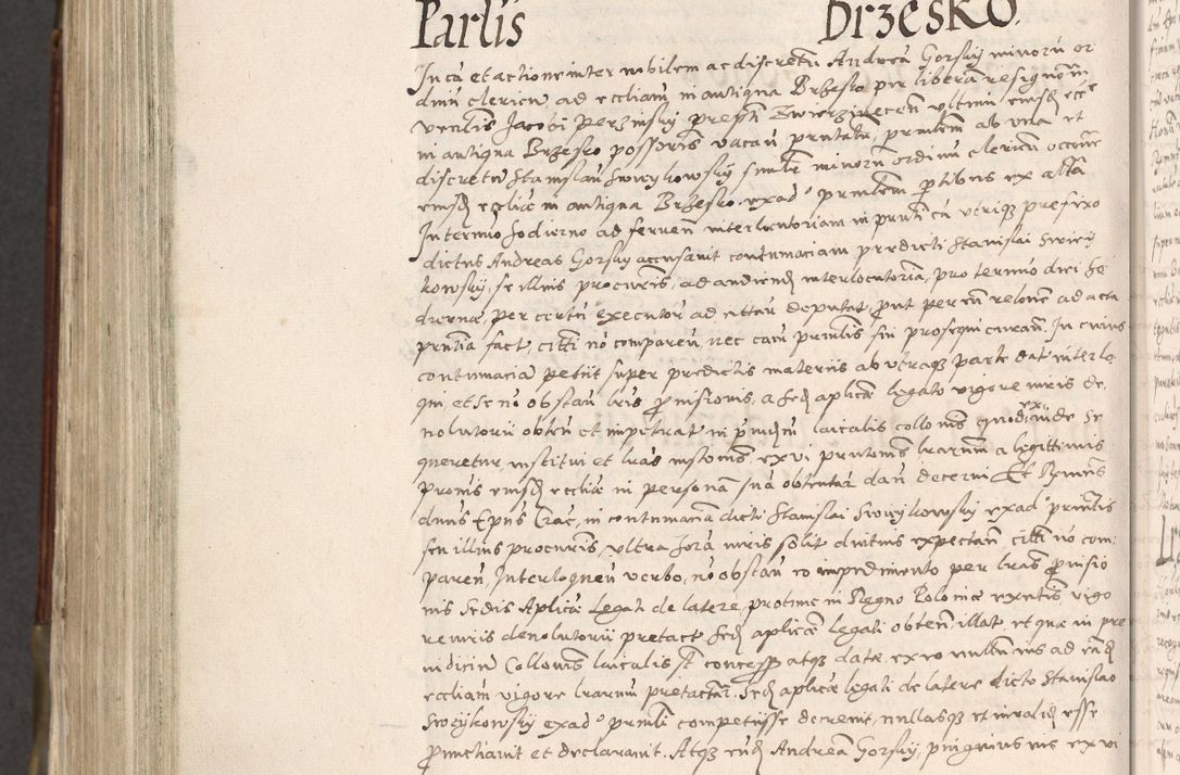 Zdjęcie nr 989 dla obiektu archiwalnego: Acta actorum, constitutionum, obligationum, resignationum, quietationum tempore R. D. Petr Myszkowski, episcopi Cracoviensis, qui post mortem R. D. Francisci Krasiński, episcopi Cracoviensis solius Dei optimi maximi benignitate, Serenissimi Stephani regis Poloniase favore et clementia ex Plocensi ad Cracoviensem auctoritate Ssmi Gregorii XIII successit ab anno 1577 mense Novembri ad annum 1591 mensem Aprilem successive acticatorum.