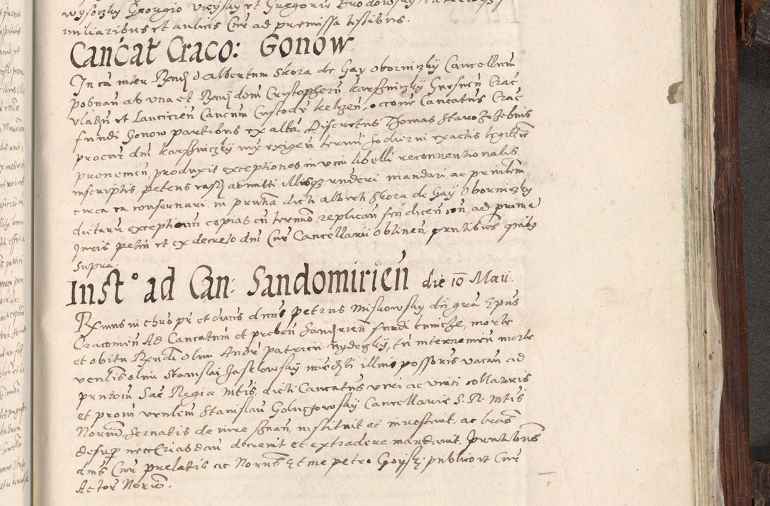 Zdjęcie nr 988 dla obiektu archiwalnego: Acta actorum, constitutionum, obligationum, resignationum, quietationum tempore R. D. Petr Myszkowski, episcopi Cracoviensis, qui post mortem R. D. Francisci Krasiński, episcopi Cracoviensis solius Dei optimi maximi benignitate, Serenissimi Stephani regis Poloniase favore et clementia ex Plocensi ad Cracoviensem auctoritate Ssmi Gregorii XIII successit ab anno 1577 mense Novembri ad annum 1591 mensem Aprilem successive acticatorum.