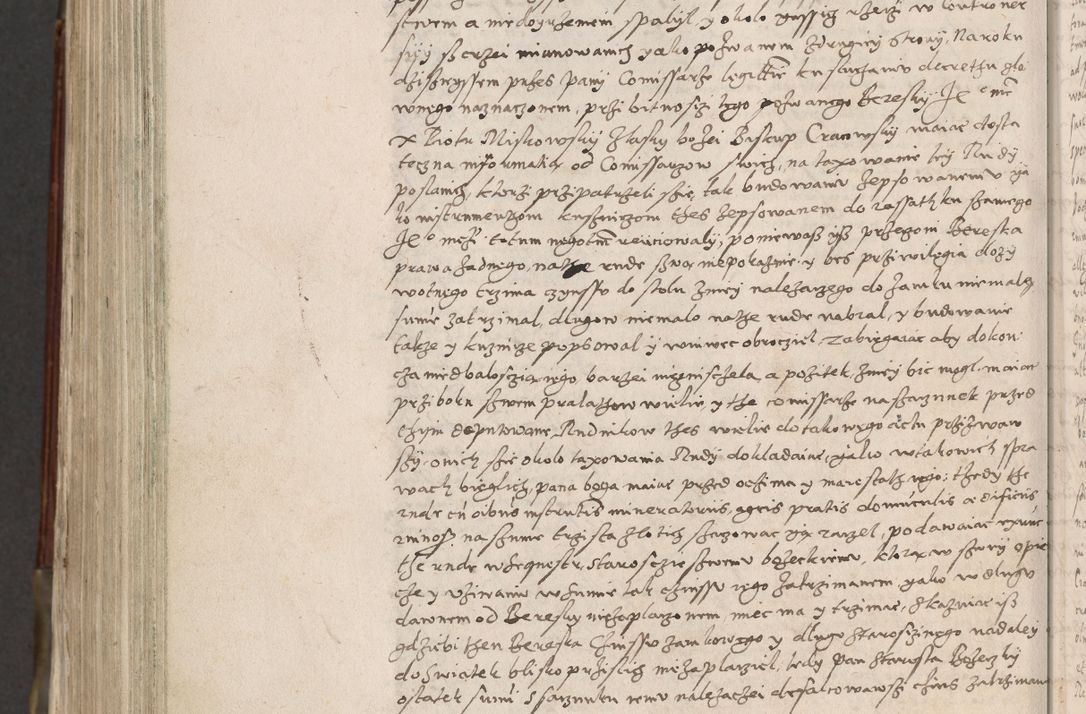 Zdjęcie nr 981 dla obiektu archiwalnego: Acta actorum, constitutionum, obligationum, resignationum, quietationum tempore R. D. Petr Myszkowski, episcopi Cracoviensis, qui post mortem R. D. Francisci Krasiński, episcopi Cracoviensis solius Dei optimi maximi benignitate, Serenissimi Stephani regis Poloniase favore et clementia ex Plocensi ad Cracoviensem auctoritate Ssmi Gregorii XIII successit ab anno 1577 mense Novembri ad annum 1591 mensem Aprilem successive acticatorum.