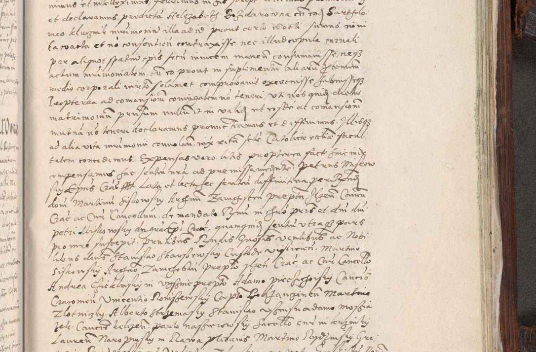Zdjęcie nr 980 dla obiektu archiwalnego: Acta actorum, constitutionum, obligationum, resignationum, quietationum tempore R. D. Petr Myszkowski, episcopi Cracoviensis, qui post mortem R. D. Francisci Krasiński, episcopi Cracoviensis solius Dei optimi maximi benignitate, Serenissimi Stephani regis Poloniase favore et clementia ex Plocensi ad Cracoviensem auctoritate Ssmi Gregorii XIII successit ab anno 1577 mense Novembri ad annum 1591 mensem Aprilem successive acticatorum.