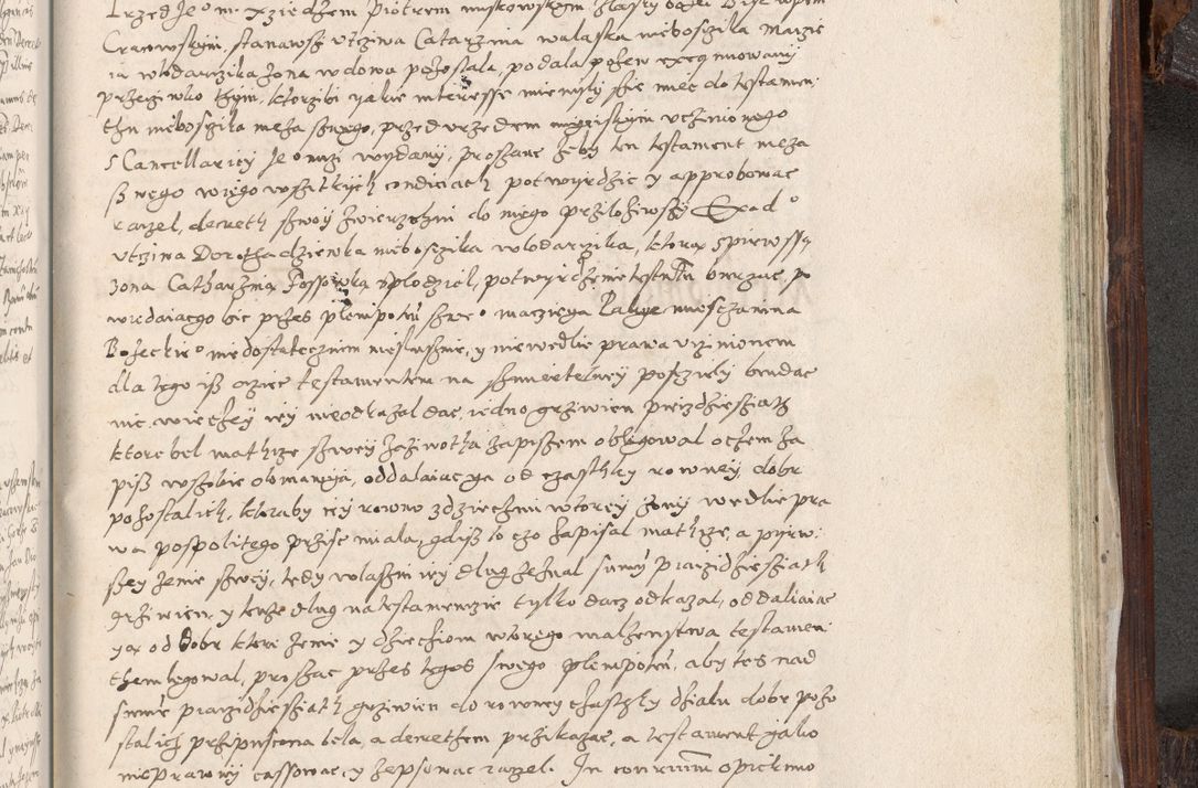 Zdjęcie nr 978 dla obiektu archiwalnego: Acta actorum, constitutionum, obligationum, resignationum, quietationum tempore R. D. Petr Myszkowski, episcopi Cracoviensis, qui post mortem R. D. Francisci Krasiński, episcopi Cracoviensis solius Dei optimi maximi benignitate, Serenissimi Stephani regis Poloniase favore et clementia ex Plocensi ad Cracoviensem auctoritate Ssmi Gregorii XIII successit ab anno 1577 mense Novembri ad annum 1591 mensem Aprilem successive acticatorum.