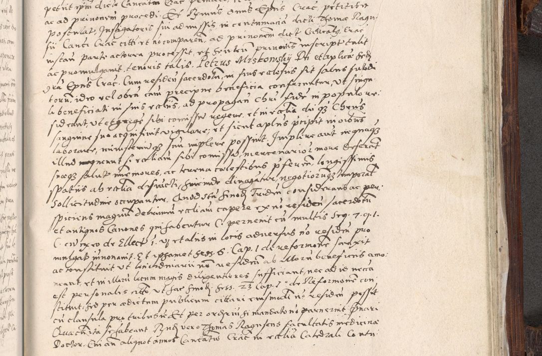 Zdjęcie nr 976 dla obiektu archiwalnego: Acta actorum, constitutionum, obligationum, resignationum, quietationum tempore R. D. Petr Myszkowski, episcopi Cracoviensis, qui post mortem R. D. Francisci Krasiński, episcopi Cracoviensis solius Dei optimi maximi benignitate, Serenissimi Stephani regis Poloniase favore et clementia ex Plocensi ad Cracoviensem auctoritate Ssmi Gregorii XIII successit ab anno 1577 mense Novembri ad annum 1591 mensem Aprilem successive acticatorum.