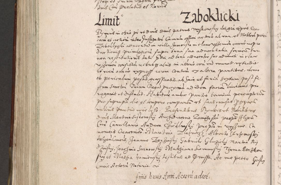 Zdjęcie nr 965 dla obiektu archiwalnego: Acta actorum, constitutionum, obligationum, resignationum, quietationum tempore R. D. Petr Myszkowski, episcopi Cracoviensis, qui post mortem R. D. Francisci Krasiński, episcopi Cracoviensis solius Dei optimi maximi benignitate, Serenissimi Stephani regis Poloniase favore et clementia ex Plocensi ad Cracoviensem auctoritate Ssmi Gregorii XIII successit ab anno 1577 mense Novembri ad annum 1591 mensem Aprilem successive acticatorum.