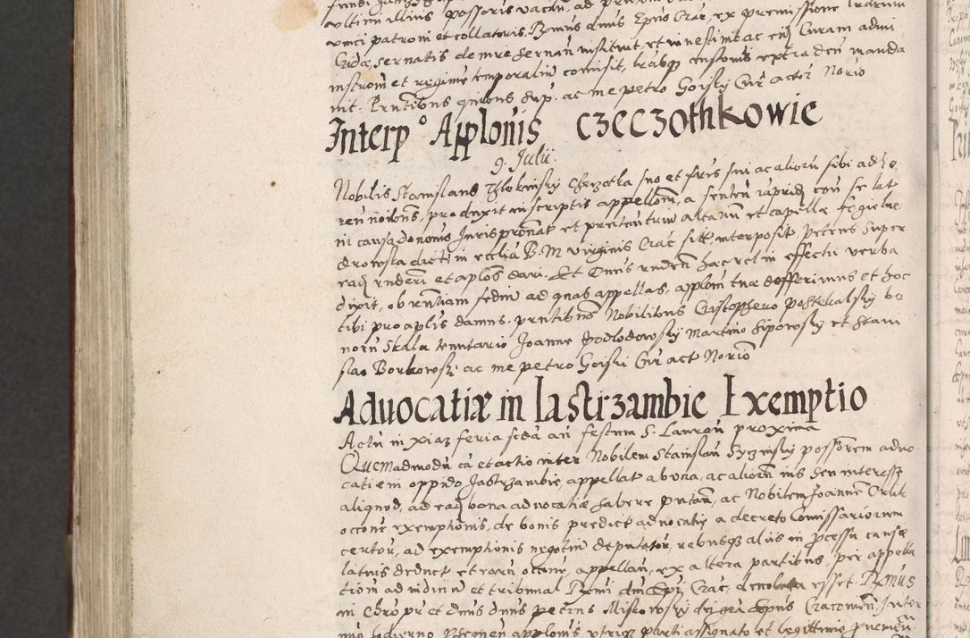 Zdjęcie nr 961 dla obiektu archiwalnego: Acta actorum, constitutionum, obligationum, resignationum, quietationum tempore R. D. Petr Myszkowski, episcopi Cracoviensis, qui post mortem R. D. Francisci Krasiński, episcopi Cracoviensis solius Dei optimi maximi benignitate, Serenissimi Stephani regis Poloniase favore et clementia ex Plocensi ad Cracoviensem auctoritate Ssmi Gregorii XIII successit ab anno 1577 mense Novembri ad annum 1591 mensem Aprilem successive acticatorum.