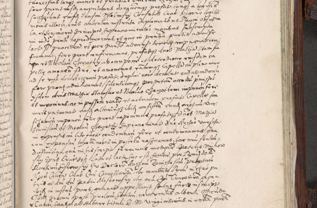 Zdjęcie nr 960 dla obiektu archiwalnego: Acta actorum, constitutionum, obligationum, resignationum, quietationum tempore R. D. Petr Myszkowski, episcopi Cracoviensis, qui post mortem R. D. Francisci Krasiński, episcopi Cracoviensis solius Dei optimi maximi benignitate, Serenissimi Stephani regis Poloniase favore et clementia ex Plocensi ad Cracoviensem auctoritate Ssmi Gregorii XIII successit ab anno 1577 mense Novembri ad annum 1591 mensem Aprilem successive acticatorum.