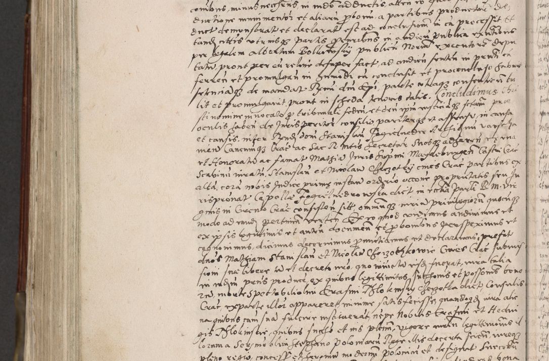 Zdjęcie nr 959 dla obiektu archiwalnego: Acta actorum, constitutionum, obligationum, resignationum, quietationum tempore R. D. Petr Myszkowski, episcopi Cracoviensis, qui post mortem R. D. Francisci Krasiński, episcopi Cracoviensis solius Dei optimi maximi benignitate, Serenissimi Stephani regis Poloniase favore et clementia ex Plocensi ad Cracoviensem auctoritate Ssmi Gregorii XIII successit ab anno 1577 mense Novembri ad annum 1591 mensem Aprilem successive acticatorum.