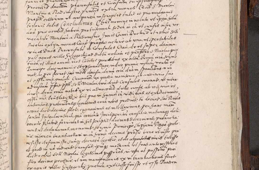 Zdjęcie nr 956 dla obiektu archiwalnego: Acta actorum, constitutionum, obligationum, resignationum, quietationum tempore R. D. Petr Myszkowski, episcopi Cracoviensis, qui post mortem R. D. Francisci Krasiński, episcopi Cracoviensis solius Dei optimi maximi benignitate, Serenissimi Stephani regis Poloniase favore et clementia ex Plocensi ad Cracoviensem auctoritate Ssmi Gregorii XIII successit ab anno 1577 mense Novembri ad annum 1591 mensem Aprilem successive acticatorum.