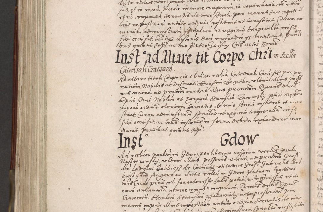 Zdjęcie nr 955 dla obiektu archiwalnego: Acta actorum, constitutionum, obligationum, resignationum, quietationum tempore R. D. Petr Myszkowski, episcopi Cracoviensis, qui post mortem R. D. Francisci Krasiński, episcopi Cracoviensis solius Dei optimi maximi benignitate, Serenissimi Stephani regis Poloniase favore et clementia ex Plocensi ad Cracoviensem auctoritate Ssmi Gregorii XIII successit ab anno 1577 mense Novembri ad annum 1591 mensem Aprilem successive acticatorum.