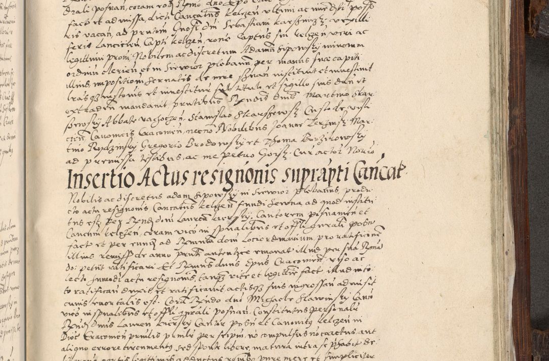 Zdjęcie nr 952 dla obiektu archiwalnego: Acta actorum, constitutionum, obligationum, resignationum, quietationum tempore R. D. Petr Myszkowski, episcopi Cracoviensis, qui post mortem R. D. Francisci Krasiński, episcopi Cracoviensis solius Dei optimi maximi benignitate, Serenissimi Stephani regis Poloniase favore et clementia ex Plocensi ad Cracoviensem auctoritate Ssmi Gregorii XIII successit ab anno 1577 mense Novembri ad annum 1591 mensem Aprilem successive acticatorum.