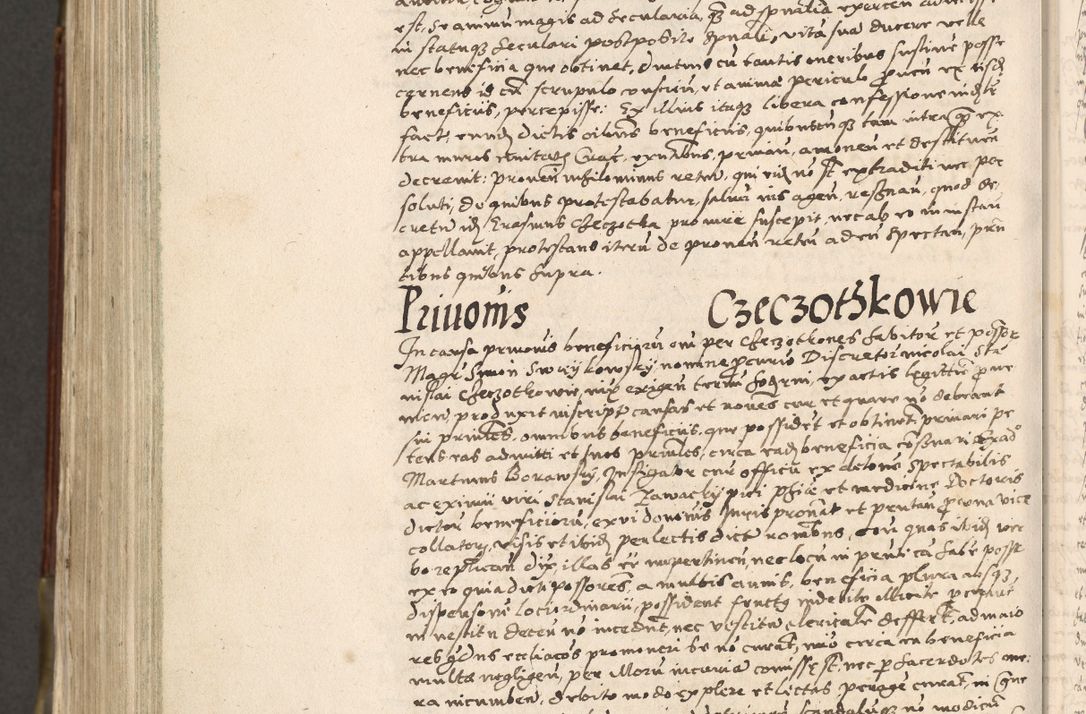 Zdjęcie nr 949 dla obiektu archiwalnego: Acta actorum, constitutionum, obligationum, resignationum, quietationum tempore R. D. Petr Myszkowski, episcopi Cracoviensis, qui post mortem R. D. Francisci Krasiński, episcopi Cracoviensis solius Dei optimi maximi benignitate, Serenissimi Stephani regis Poloniase favore et clementia ex Plocensi ad Cracoviensem auctoritate Ssmi Gregorii XIII successit ab anno 1577 mense Novembri ad annum 1591 mensem Aprilem successive acticatorum.