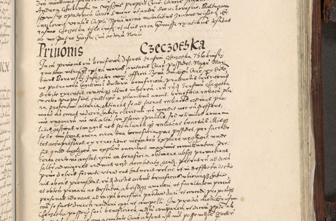 Zdjęcie nr 948 dla obiektu archiwalnego: Acta actorum, constitutionum, obligationum, resignationum, quietationum tempore R. D. Petr Myszkowski, episcopi Cracoviensis, qui post mortem R. D. Francisci Krasiński, episcopi Cracoviensis solius Dei optimi maximi benignitate, Serenissimi Stephani regis Poloniase favore et clementia ex Plocensi ad Cracoviensem auctoritate Ssmi Gregorii XIII successit ab anno 1577 mense Novembri ad annum 1591 mensem Aprilem successive acticatorum.