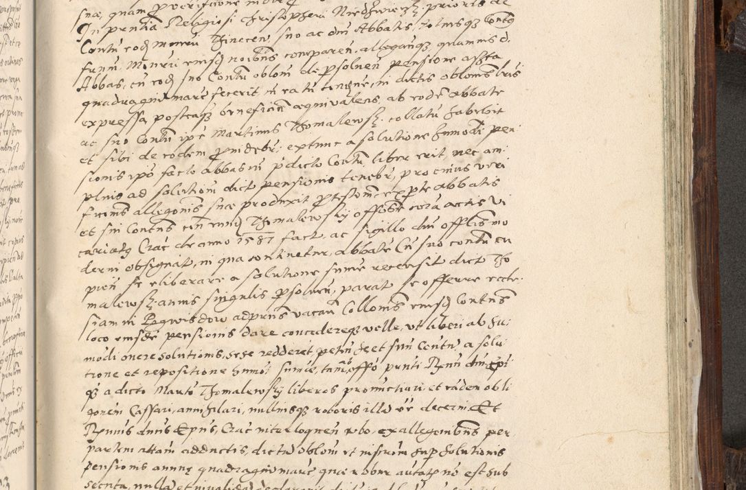 Zdjęcie nr 946 dla obiektu archiwalnego: Acta actorum, constitutionum, obligationum, resignationum, quietationum tempore R. D. Petr Myszkowski, episcopi Cracoviensis, qui post mortem R. D. Francisci Krasiński, episcopi Cracoviensis solius Dei optimi maximi benignitate, Serenissimi Stephani regis Poloniase favore et clementia ex Plocensi ad Cracoviensem auctoritate Ssmi Gregorii XIII successit ab anno 1577 mense Novembri ad annum 1591 mensem Aprilem successive acticatorum.