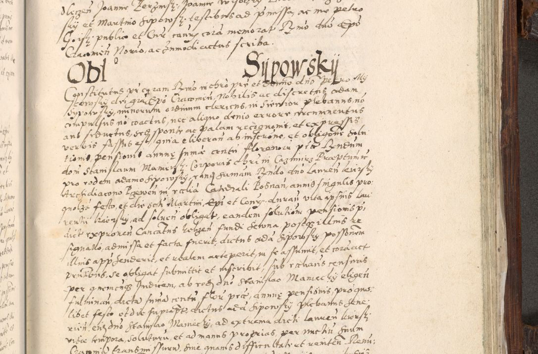 Zdjęcie nr 940 dla obiektu archiwalnego: Acta actorum, constitutionum, obligationum, resignationum, quietationum tempore R. D. Petr Myszkowski, episcopi Cracoviensis, qui post mortem R. D. Francisci Krasiński, episcopi Cracoviensis solius Dei optimi maximi benignitate, Serenissimi Stephani regis Poloniase favore et clementia ex Plocensi ad Cracoviensem auctoritate Ssmi Gregorii XIII successit ab anno 1577 mense Novembri ad annum 1591 mensem Aprilem successive acticatorum.