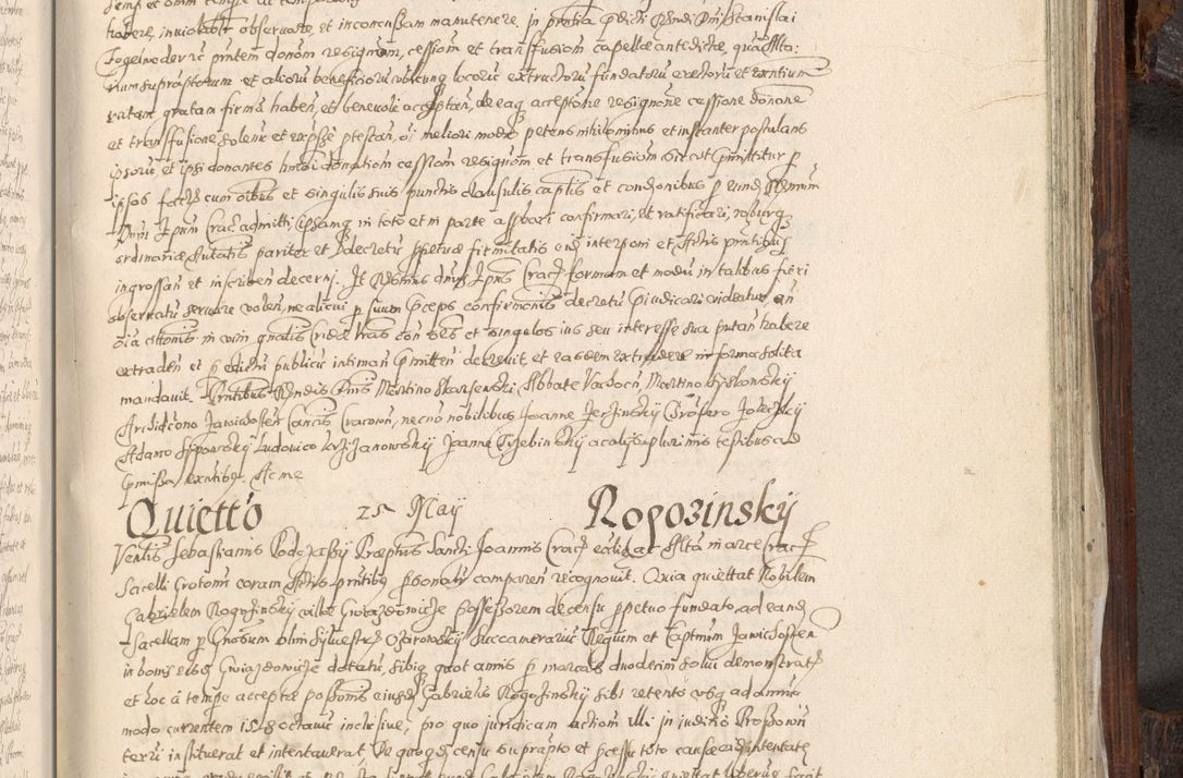 Zdjęcie nr 934 dla obiektu archiwalnego: Acta actorum, constitutionum, obligationum, resignationum, quietationum tempore R. D. Petr Myszkowski, episcopi Cracoviensis, qui post mortem R. D. Francisci Krasiński, episcopi Cracoviensis solius Dei optimi maximi benignitate, Serenissimi Stephani regis Poloniase favore et clementia ex Plocensi ad Cracoviensem auctoritate Ssmi Gregorii XIII successit ab anno 1577 mense Novembri ad annum 1591 mensem Aprilem successive acticatorum.