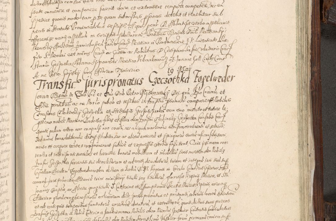 Zdjęcie nr 932 dla obiektu archiwalnego: Acta actorum, constitutionum, obligationum, resignationum, quietationum tempore R. D. Petr Myszkowski, episcopi Cracoviensis, qui post mortem R. D. Francisci Krasiński, episcopi Cracoviensis solius Dei optimi maximi benignitate, Serenissimi Stephani regis Poloniase favore et clementia ex Plocensi ad Cracoviensem auctoritate Ssmi Gregorii XIII successit ab anno 1577 mense Novembri ad annum 1591 mensem Aprilem successive acticatorum.