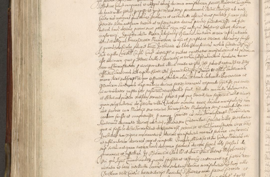 Zdjęcie nr 931 dla obiektu archiwalnego: Acta actorum, constitutionum, obligationum, resignationum, quietationum tempore R. D. Petr Myszkowski, episcopi Cracoviensis, qui post mortem R. D. Francisci Krasiński, episcopi Cracoviensis solius Dei optimi maximi benignitate, Serenissimi Stephani regis Poloniase favore et clementia ex Plocensi ad Cracoviensem auctoritate Ssmi Gregorii XIII successit ab anno 1577 mense Novembri ad annum 1591 mensem Aprilem successive acticatorum.