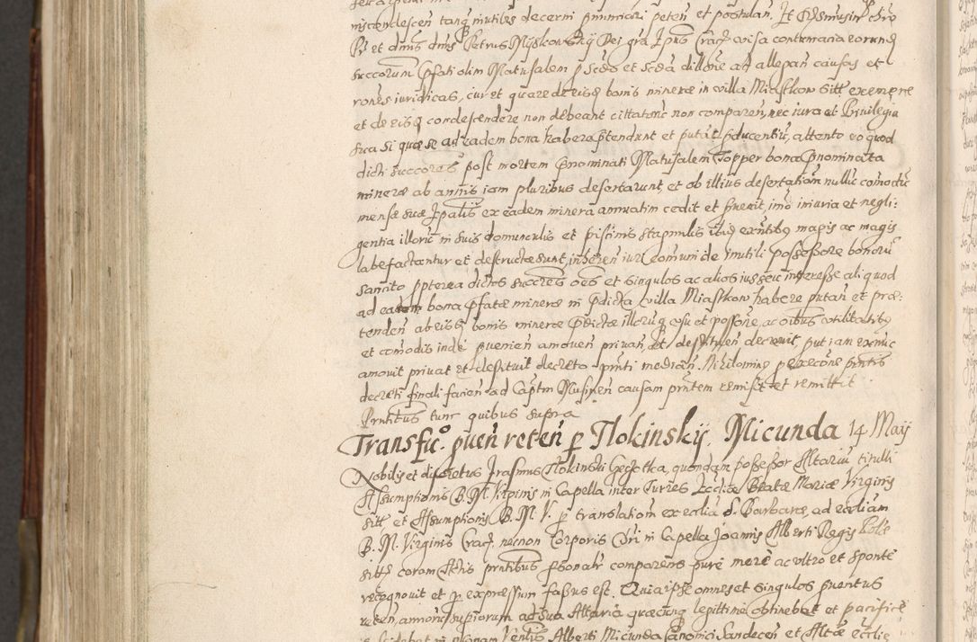 Zdjęcie nr 929 dla obiektu archiwalnego: Acta actorum, constitutionum, obligationum, resignationum, quietationum tempore R. D. Petr Myszkowski, episcopi Cracoviensis, qui post mortem R. D. Francisci Krasiński, episcopi Cracoviensis solius Dei optimi maximi benignitate, Serenissimi Stephani regis Poloniase favore et clementia ex Plocensi ad Cracoviensem auctoritate Ssmi Gregorii XIII successit ab anno 1577 mense Novembri ad annum 1591 mensem Aprilem successive acticatorum.