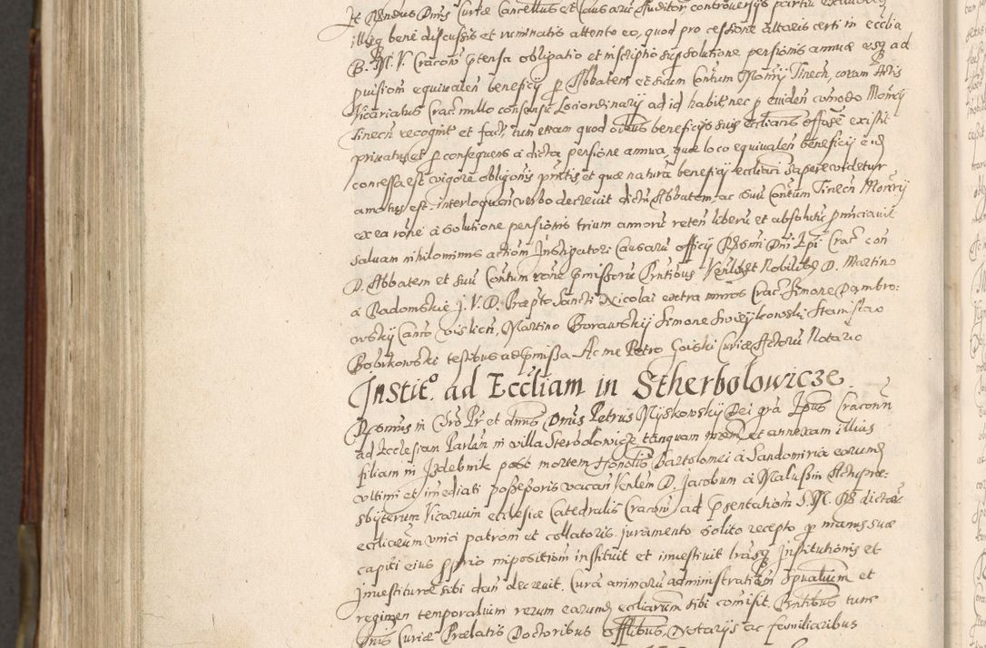 Zdjęcie nr 925 dla obiektu archiwalnego: Acta actorum, constitutionum, obligationum, resignationum, quietationum tempore R. D. Petr Myszkowski, episcopi Cracoviensis, qui post mortem R. D. Francisci Krasiński, episcopi Cracoviensis solius Dei optimi maximi benignitate, Serenissimi Stephani regis Poloniase favore et clementia ex Plocensi ad Cracoviensem auctoritate Ssmi Gregorii XIII successit ab anno 1577 mense Novembri ad annum 1591 mensem Aprilem successive acticatorum.