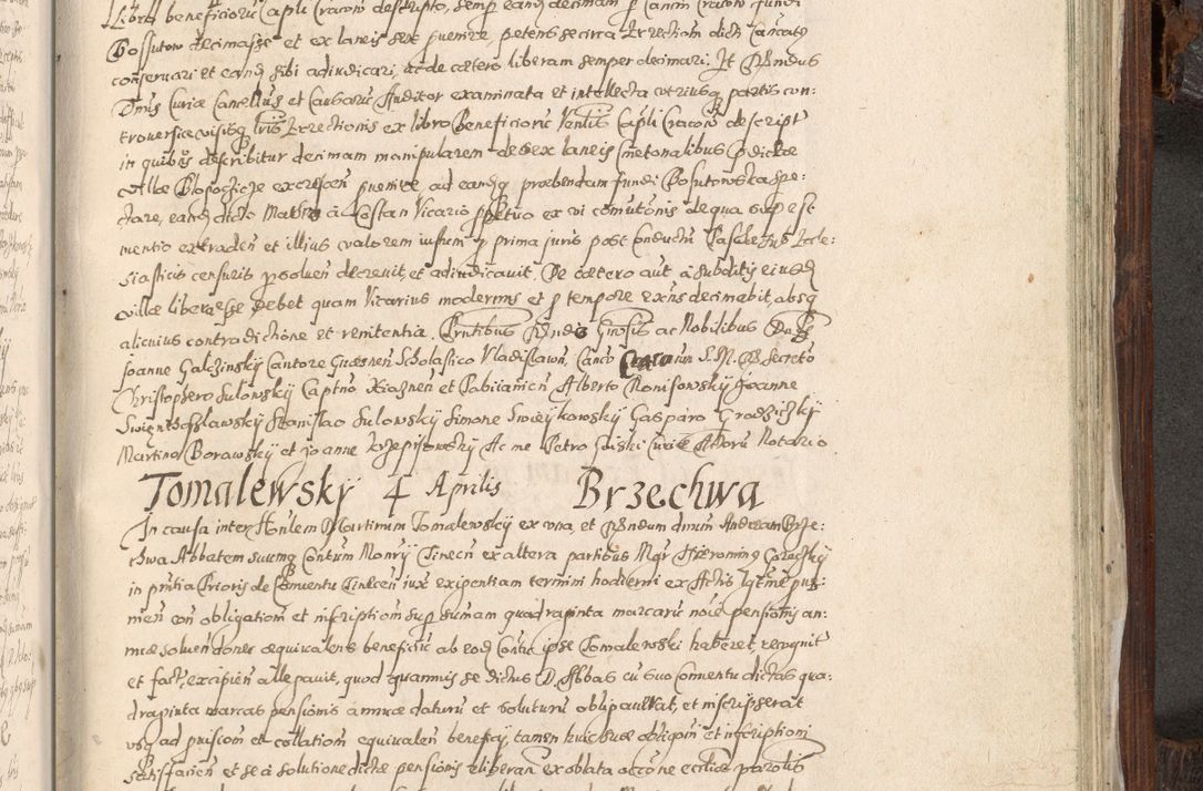 Zdjęcie nr 924 dla obiektu archiwalnego: Acta actorum, constitutionum, obligationum, resignationum, quietationum tempore R. D. Petr Myszkowski, episcopi Cracoviensis, qui post mortem R. D. Francisci Krasiński, episcopi Cracoviensis solius Dei optimi maximi benignitate, Serenissimi Stephani regis Poloniase favore et clementia ex Plocensi ad Cracoviensem auctoritate Ssmi Gregorii XIII successit ab anno 1577 mense Novembri ad annum 1591 mensem Aprilem successive acticatorum.
