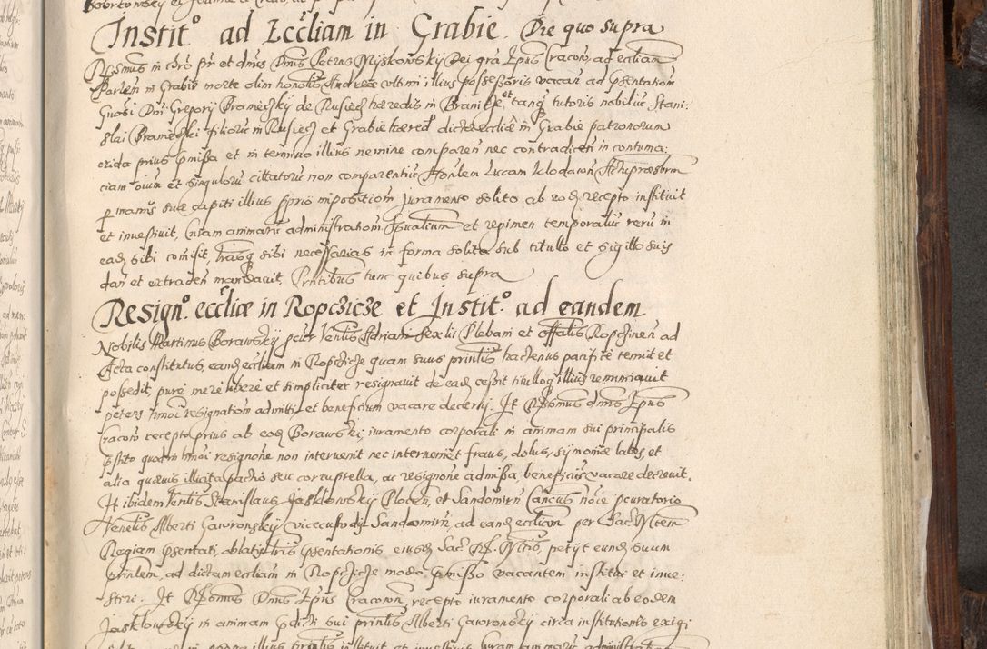 Zdjęcie nr 918 dla obiektu archiwalnego: Acta actorum, constitutionum, obligationum, resignationum, quietationum tempore R. D. Petr Myszkowski, episcopi Cracoviensis, qui post mortem R. D. Francisci Krasiński, episcopi Cracoviensis solius Dei optimi maximi benignitate, Serenissimi Stephani regis Poloniase favore et clementia ex Plocensi ad Cracoviensem auctoritate Ssmi Gregorii XIII successit ab anno 1577 mense Novembri ad annum 1591 mensem Aprilem successive acticatorum.