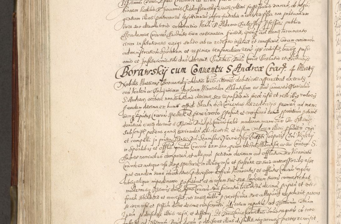 Zdjęcie nr 917 dla obiektu archiwalnego: Acta actorum, constitutionum, obligationum, resignationum, quietationum tempore R. D. Petr Myszkowski, episcopi Cracoviensis, qui post mortem R. D. Francisci Krasiński, episcopi Cracoviensis solius Dei optimi maximi benignitate, Serenissimi Stephani regis Poloniase favore et clementia ex Plocensi ad Cracoviensem auctoritate Ssmi Gregorii XIII successit ab anno 1577 mense Novembri ad annum 1591 mensem Aprilem successive acticatorum.