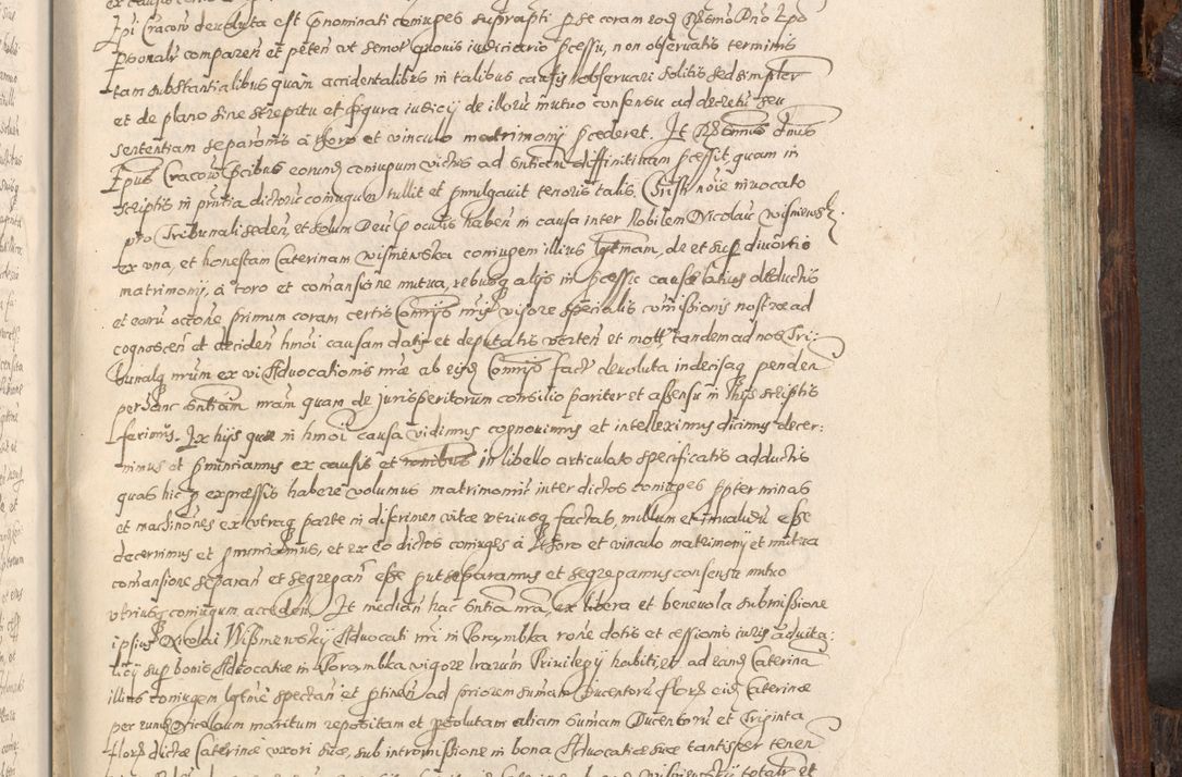 Zdjęcie nr 914 dla obiektu archiwalnego: Acta actorum, constitutionum, obligationum, resignationum, quietationum tempore R. D. Petr Myszkowski, episcopi Cracoviensis, qui post mortem R. D. Francisci Krasiński, episcopi Cracoviensis solius Dei optimi maximi benignitate, Serenissimi Stephani regis Poloniase favore et clementia ex Plocensi ad Cracoviensem auctoritate Ssmi Gregorii XIII successit ab anno 1577 mense Novembri ad annum 1591 mensem Aprilem successive acticatorum.
