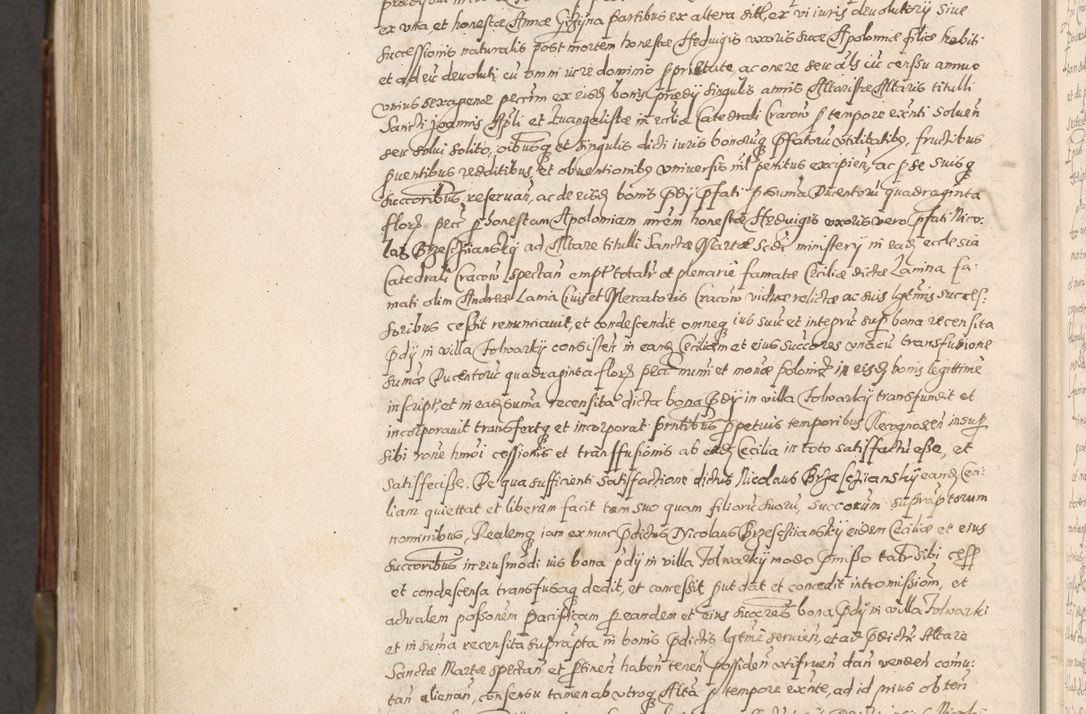 Zdjęcie nr 913 dla obiektu archiwalnego: Acta actorum, constitutionum, obligationum, resignationum, quietationum tempore R. D. Petr Myszkowski, episcopi Cracoviensis, qui post mortem R. D. Francisci Krasiński, episcopi Cracoviensis solius Dei optimi maximi benignitate, Serenissimi Stephani regis Poloniase favore et clementia ex Plocensi ad Cracoviensem auctoritate Ssmi Gregorii XIII successit ab anno 1577 mense Novembri ad annum 1591 mensem Aprilem successive acticatorum.