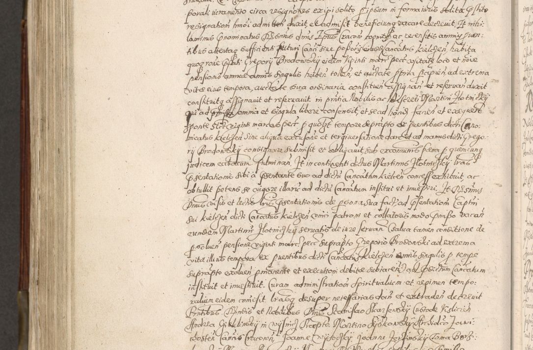Zdjęcie nr 911 dla obiektu archiwalnego: Acta actorum, constitutionum, obligationum, resignationum, quietationum tempore R. D. Petr Myszkowski, episcopi Cracoviensis, qui post mortem R. D. Francisci Krasiński, episcopi Cracoviensis solius Dei optimi maximi benignitate, Serenissimi Stephani regis Poloniase favore et clementia ex Plocensi ad Cracoviensem auctoritate Ssmi Gregorii XIII successit ab anno 1577 mense Novembri ad annum 1591 mensem Aprilem successive acticatorum.