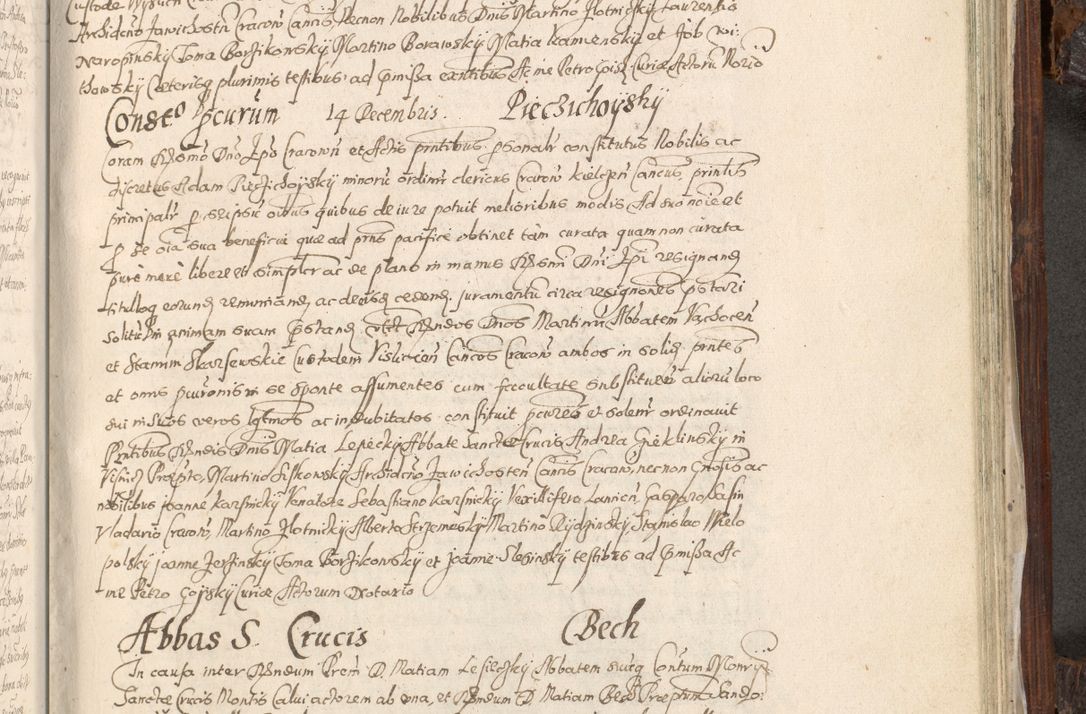 Zdjęcie nr 906 dla obiektu archiwalnego: Acta actorum, constitutionum, obligationum, resignationum, quietationum tempore R. D. Petr Myszkowski, episcopi Cracoviensis, qui post mortem R. D. Francisci Krasiński, episcopi Cracoviensis solius Dei optimi maximi benignitate, Serenissimi Stephani regis Poloniase favore et clementia ex Plocensi ad Cracoviensem auctoritate Ssmi Gregorii XIII successit ab anno 1577 mense Novembri ad annum 1591 mensem Aprilem successive acticatorum.