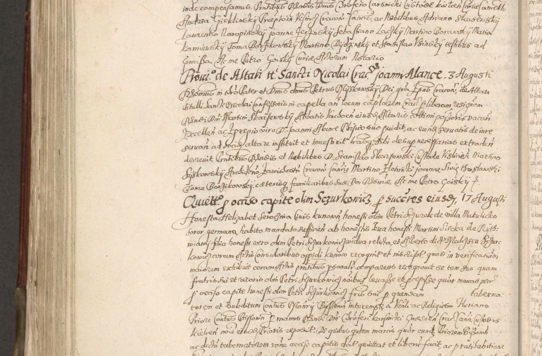Zdjęcie nr 901 dla obiektu archiwalnego: Acta actorum, constitutionum, obligationum, resignationum, quietationum tempore R. D. Petr Myszkowski, episcopi Cracoviensis, qui post mortem R. D. Francisci Krasiński, episcopi Cracoviensis solius Dei optimi maximi benignitate, Serenissimi Stephani regis Poloniase favore et clementia ex Plocensi ad Cracoviensem auctoritate Ssmi Gregorii XIII successit ab anno 1577 mense Novembri ad annum 1591 mensem Aprilem successive acticatorum.