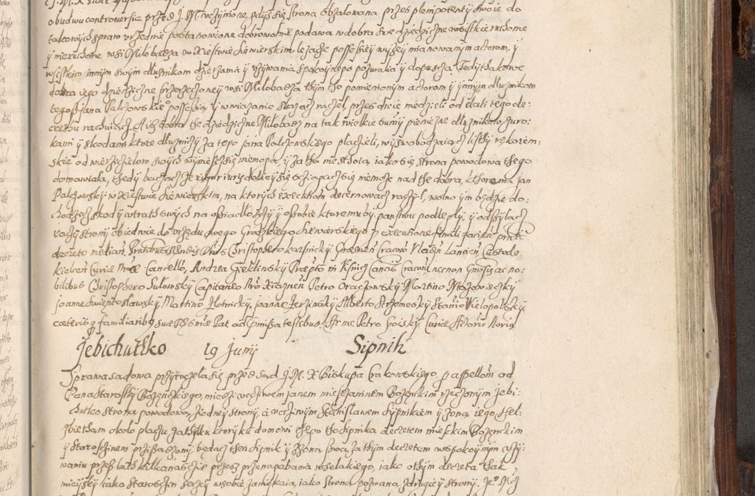 Zdjęcie nr 900 dla obiektu archiwalnego: Acta actorum, constitutionum, obligationum, resignationum, quietationum tempore R. D. Petr Myszkowski, episcopi Cracoviensis, qui post mortem R. D. Francisci Krasiński, episcopi Cracoviensis solius Dei optimi maximi benignitate, Serenissimi Stephani regis Poloniase favore et clementia ex Plocensi ad Cracoviensem auctoritate Ssmi Gregorii XIII successit ab anno 1577 mense Novembri ad annum 1591 mensem Aprilem successive acticatorum.