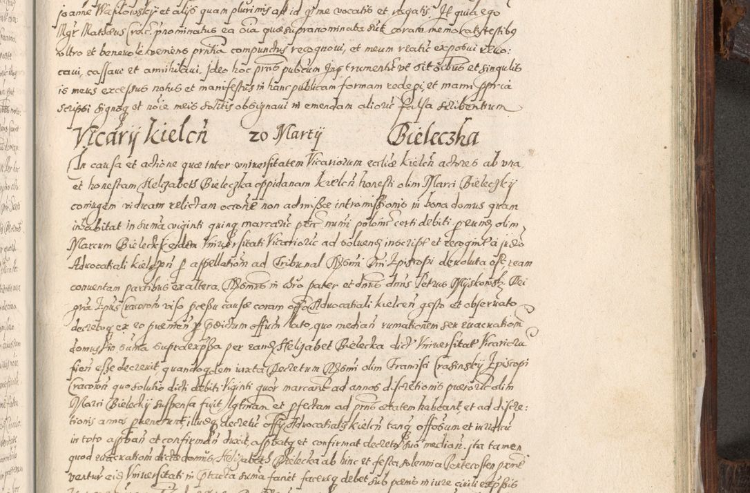 Zdjęcie nr 894 dla obiektu archiwalnego: Acta actorum, constitutionum, obligationum, resignationum, quietationum tempore R. D. Petr Myszkowski, episcopi Cracoviensis, qui post mortem R. D. Francisci Krasiński, episcopi Cracoviensis solius Dei optimi maximi benignitate, Serenissimi Stephani regis Poloniase favore et clementia ex Plocensi ad Cracoviensem auctoritate Ssmi Gregorii XIII successit ab anno 1577 mense Novembri ad annum 1591 mensem Aprilem successive acticatorum.