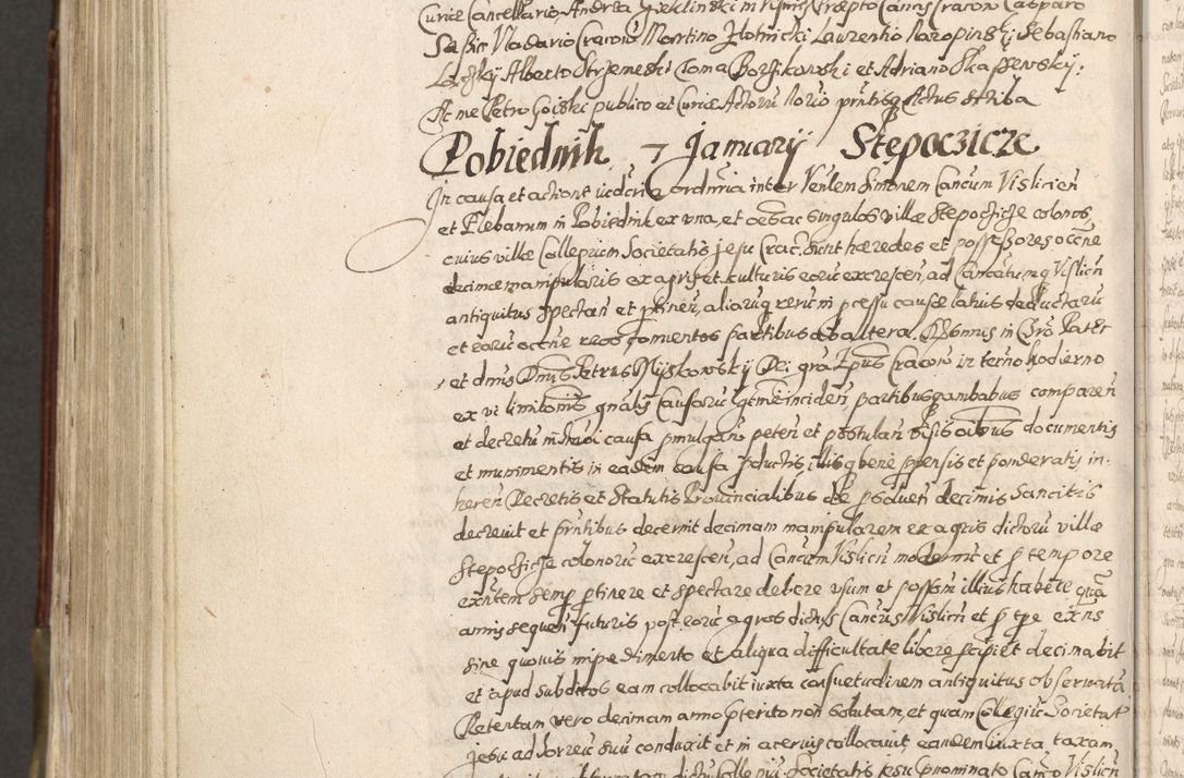 Zdjęcie nr 891 dla obiektu archiwalnego: Acta actorum, constitutionum, obligationum, resignationum, quietationum tempore R. D. Petr Myszkowski, episcopi Cracoviensis, qui post mortem R. D. Francisci Krasiński, episcopi Cracoviensis solius Dei optimi maximi benignitate, Serenissimi Stephani regis Poloniase favore et clementia ex Plocensi ad Cracoviensem auctoritate Ssmi Gregorii XIII successit ab anno 1577 mense Novembri ad annum 1591 mensem Aprilem successive acticatorum.