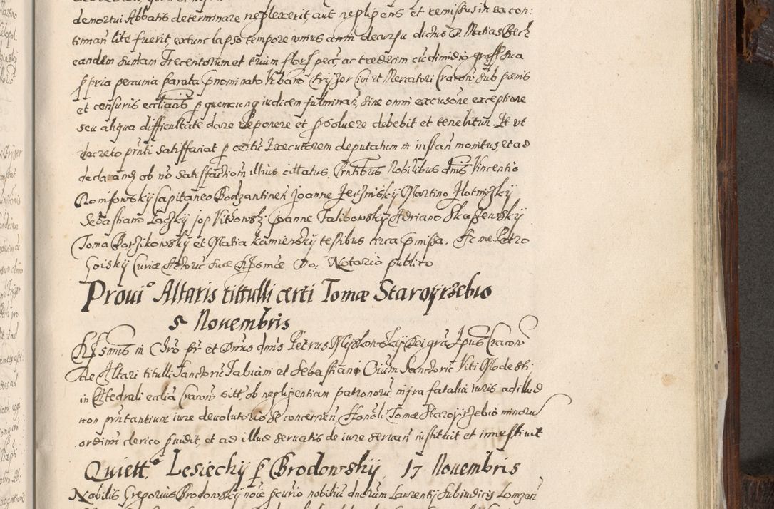 Zdjęcie nr 888 dla obiektu archiwalnego: Acta actorum, constitutionum, obligationum, resignationum, quietationum tempore R. D. Petr Myszkowski, episcopi Cracoviensis, qui post mortem R. D. Francisci Krasiński, episcopi Cracoviensis solius Dei optimi maximi benignitate, Serenissimi Stephani regis Poloniase favore et clementia ex Plocensi ad Cracoviensem auctoritate Ssmi Gregorii XIII successit ab anno 1577 mense Novembri ad annum 1591 mensem Aprilem successive acticatorum.